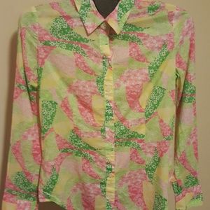 LILLY PULITZER button down shirt